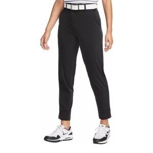 nike golf dri fit black straight leg pants slacks womens 8